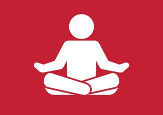 Icon of a person doing yoga